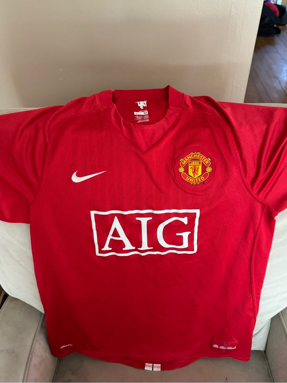 Nike Manchester United Red Home Jersey Retro